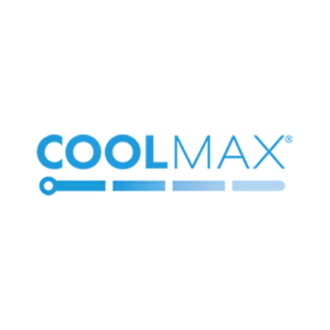 COOLMAX® is a polyester fiber that transports moisture away from the body to the surface of the fabric to help the wearer stay cool, dry, and comfortable in warm weather. 